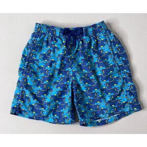 Vilebrequin Blue Lucky Cow Print Swim Trunks Boys 10 Yrs (Runs Small ~8)